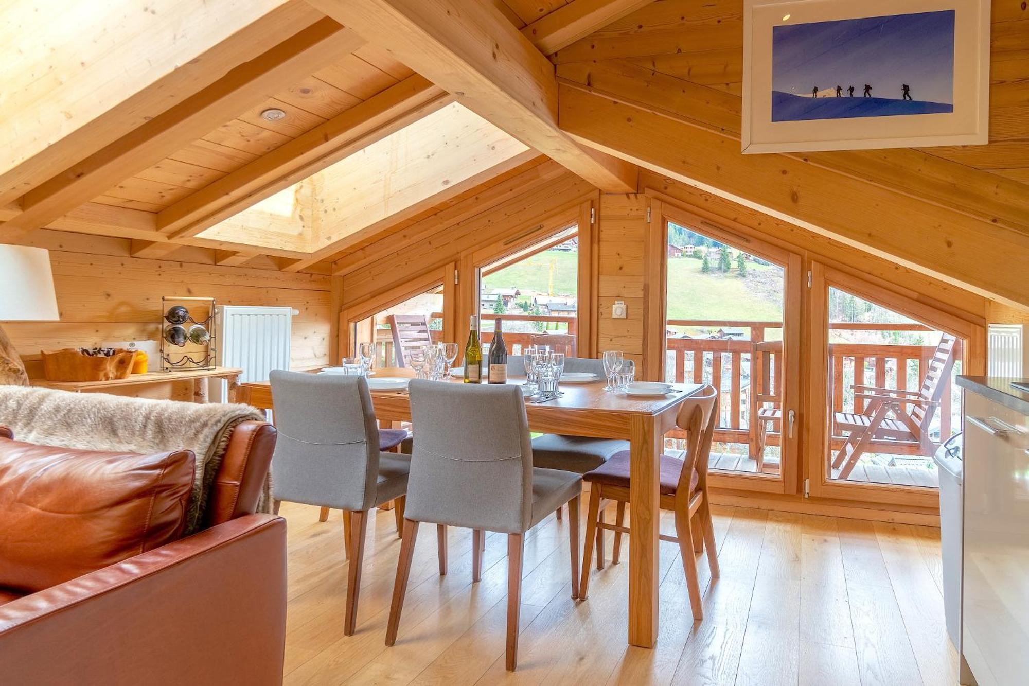 Orta Chalet Les Gets Buitenkant foto